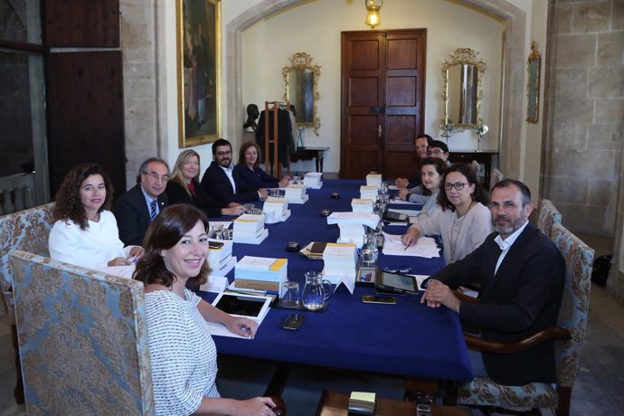 Reunión del Consell de Govern tras la incorporación de Fanny Tur