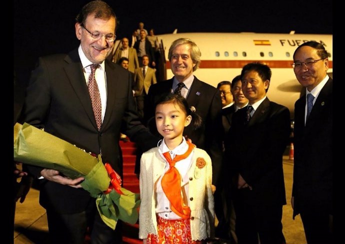 MAriano Rajoy llega a China 