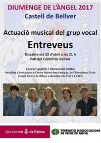 El Castillo de Bellver acoge este sábado un concierto gratuito del grupo Entreveus