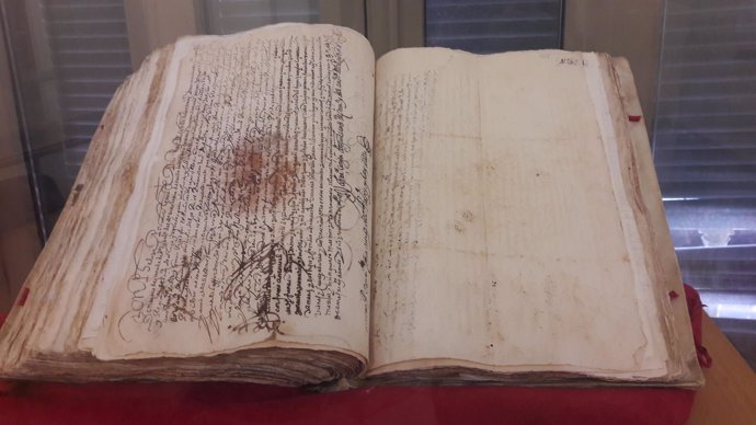 Documento pueblo gitano málaga siglo XVII archivo municipal málaga 