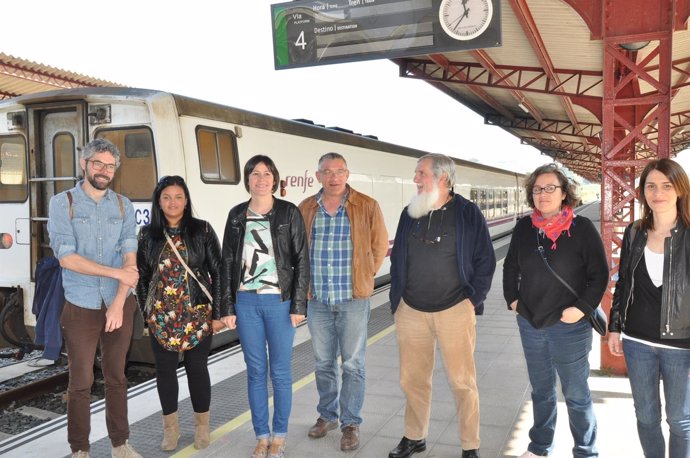 La portavoz nacional del BNG, Ana Pontón, en Ferrol