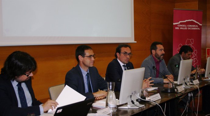 Josep Rull, Ignasi Giménez y David Ricart