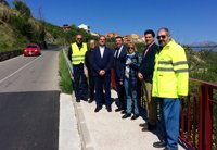 Completada fase de mejora de la carretera hacia El Cortijo con nuevas aceras para aumentar la seguridad vial