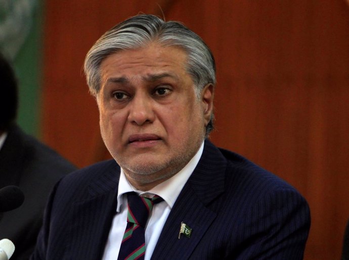 El ministro de Finanzas de Pakistán, Ishaq Dar.