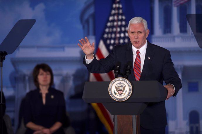 El vicepresidente estadounidense, Mike Pence