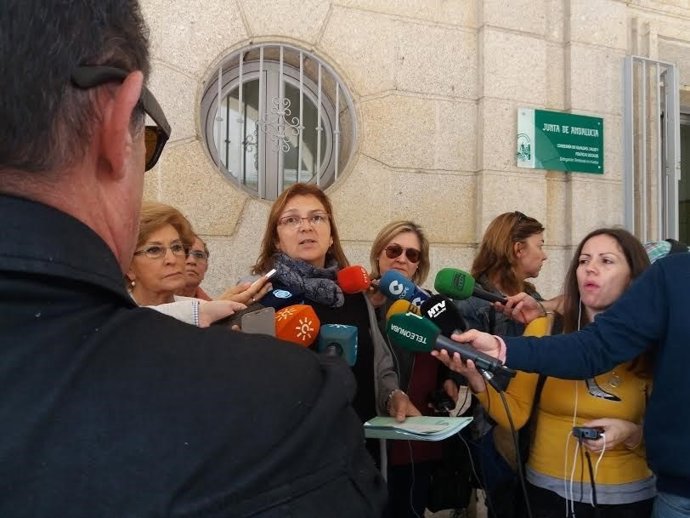 La portavoz de la Asociación 'Huelva, por una sanidad digna', Paloma Hergueta.