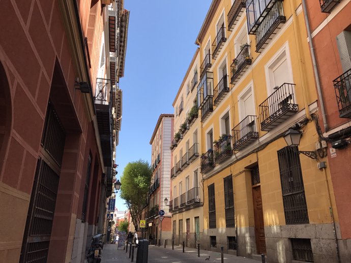 Calle Calvario, en Lavapiés (Madrid)
