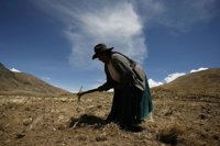 "Sembrar agua" para combatir los efectos del cambio climático en Bolivia