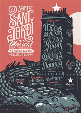 Sant Jordi musical organitzat per Damm