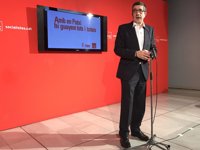 Patxi López cree que un referéndum "por encima de la legalidad" fractura la sociedad