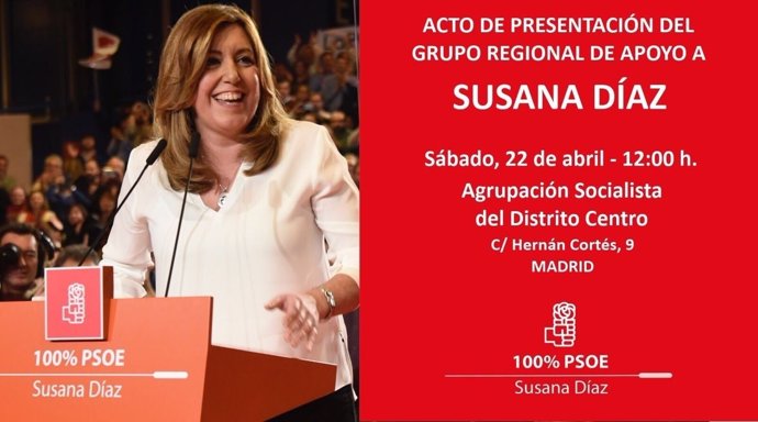 Plataforma madrileña de apoyo a Susana Díaz