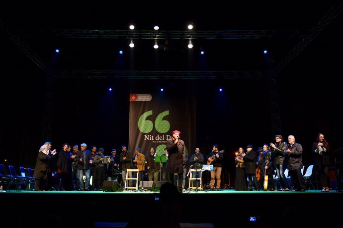 Celebración 'Nit del Drac' en el Born Centre Cultural de Barcelona
