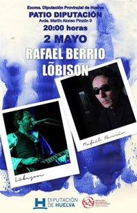 Rafael Berrio y Lôbison ofrecen un concierto el próximo 2 de mayo en la Diputación de Huelva