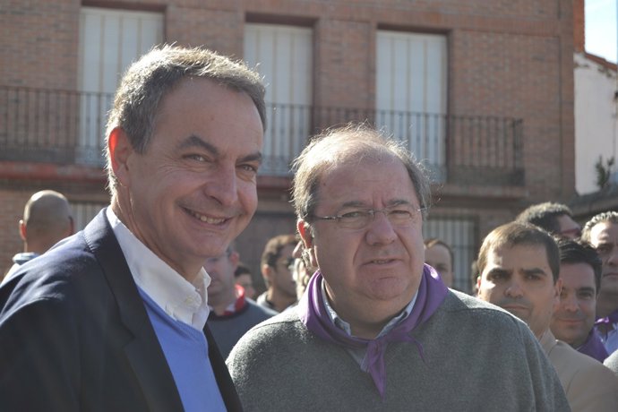 Valladolid. Herrera i Zapatero en el Dia de la Comunitat de Castella i Lleó