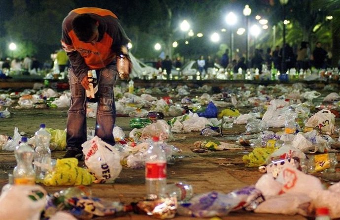 Imagen de recurso de un botellón