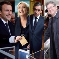 Primeros sondeos a pie de urna recogidos por medios belgas dan ventaja a Macron y Le Pen