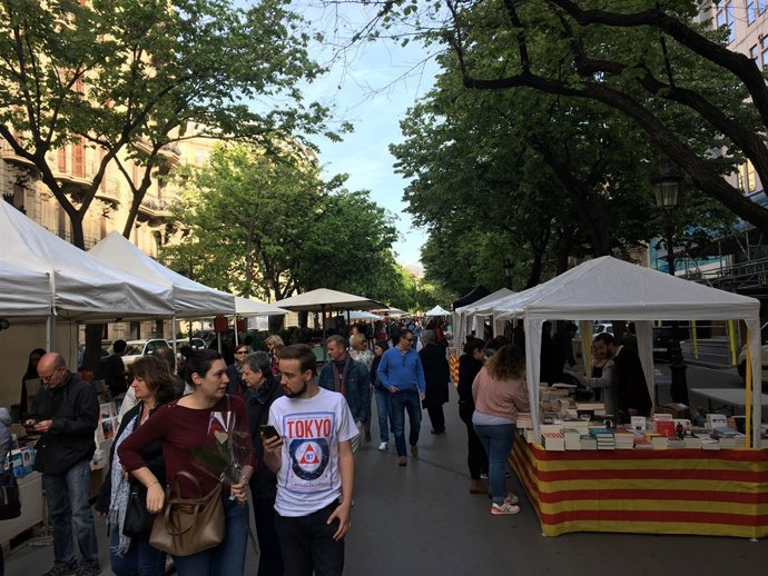 Diada de Sant Jordi de 2017 a Barcelona