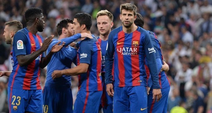 El defensa del FC Barcelona Gerard Piqué