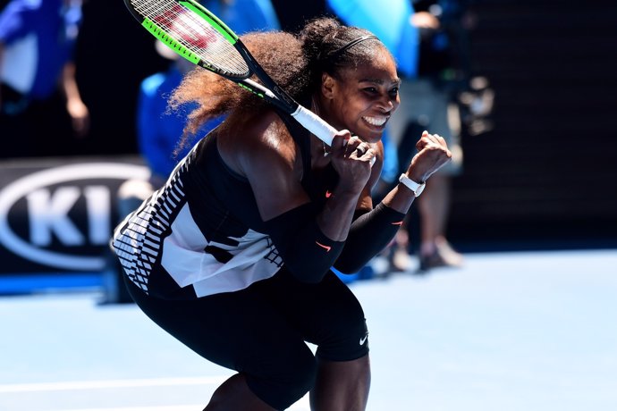 Serena Williams celebra la seva victòria