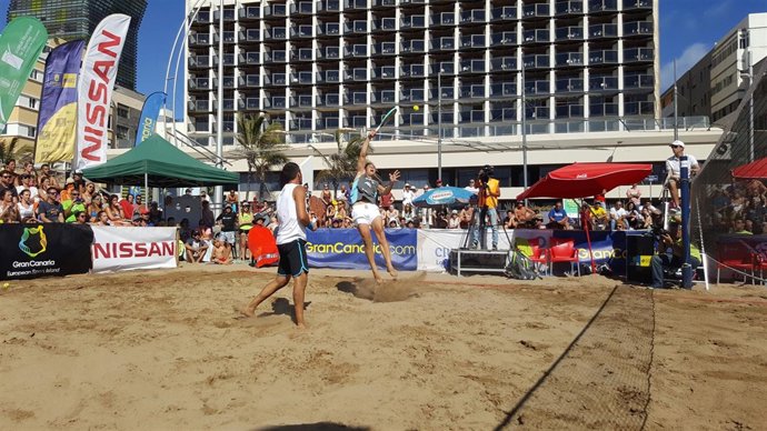 La dupla italiana ganadora del Open Gran Canaria Nissan 2017 Garavini-Cramarossa