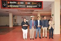 Martínez Arroyo supervisa las instalaciones que albergarán Fenavin desde el 9 de mayo 