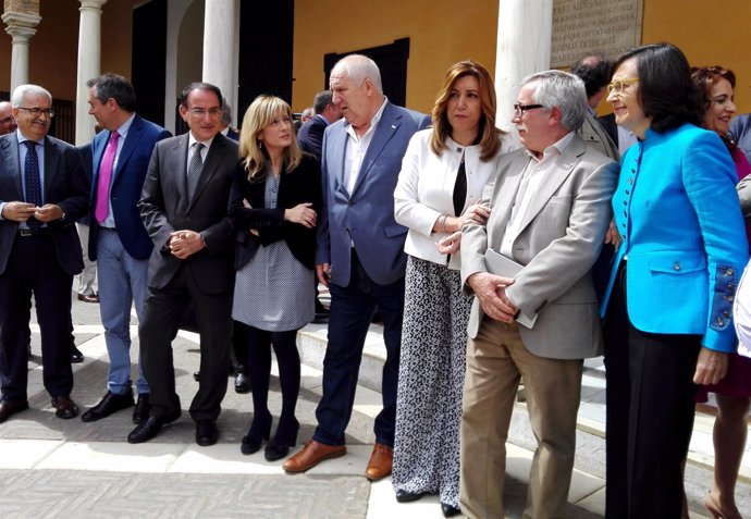 Acto de conmemoracion del 40 aniversario de la legalización de CCOO.