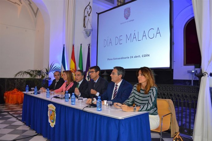 Diputación de málaga celebra día de malaga pleno previo coín guadalhorce bendodo
