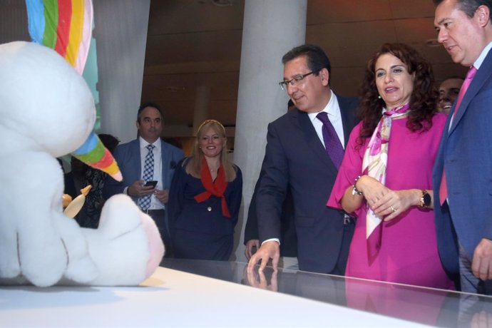 Inauguración oficial de la exposición conmemorativa de los 25 años de la Expo 92