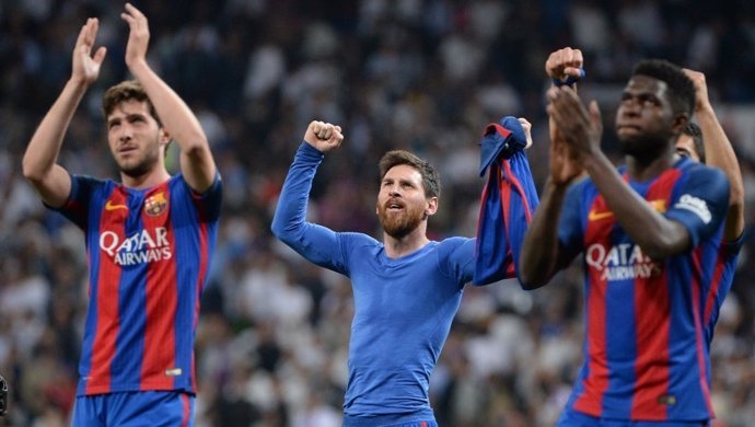 El delantero argentino del FC Barcelona, Leo Messi