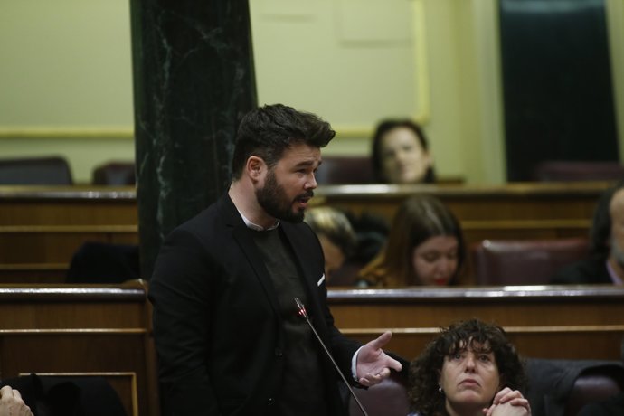  Gabriel Rufián al Congrés dels Diputats