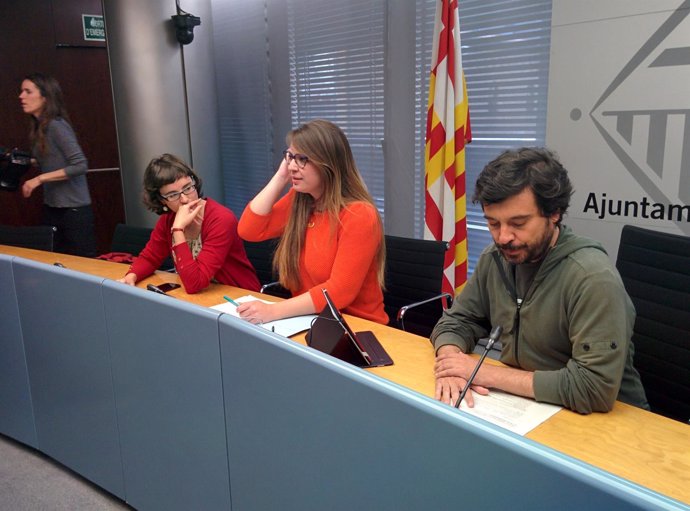 Comisión de Urbanismo de Barcelona con Mercedes Vidal, Janet Sanz y Daniel Mòdol