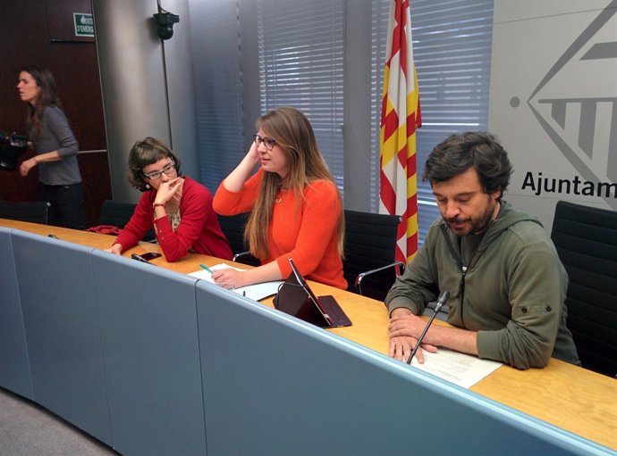 Comissió d'Urbanisme de Barcelona amb Mercedes Vidal, Janet Sanz i Daniel Mòdol