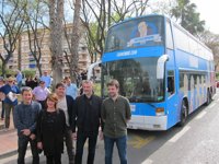 Pedro Antonio Sánchez, invitado especial del 'Tramabús', que escoge Murcia como "primera parada de la corrupción" 