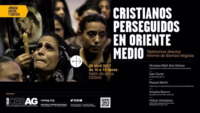 Jornada sobre cristianos perseguidos en oriente medio