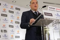 Tebas: "Como madridista, sentí pena por el gol de Messi"