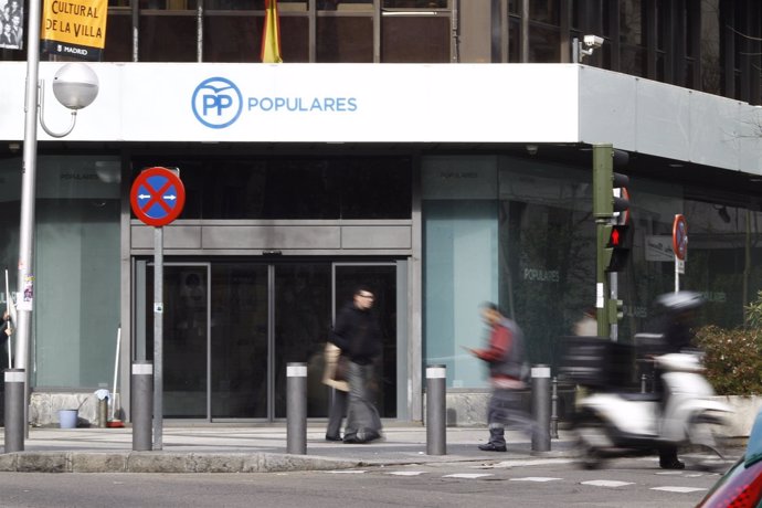 Sede del PP en la calle Génova de Madrid