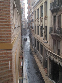 Lluvia, tormenta, Murcia