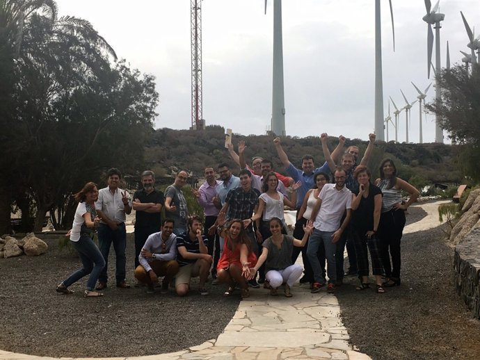 Participantes en el curso