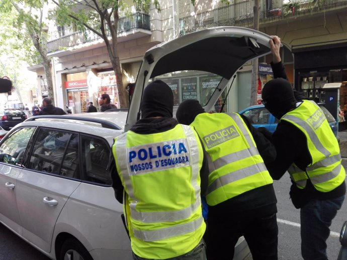 Operación contra el yihadismo en Barcelona de Mossos d'Esquadra