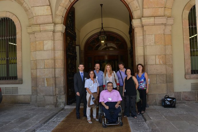 Representants de Dincat, Ecom, Actes i Fecafamm