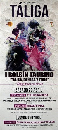 Táliga celebrará su I Bolsín Taurino con representación de alumnos de las Escuelas de Badajoz, Sevilla y una portuguesa