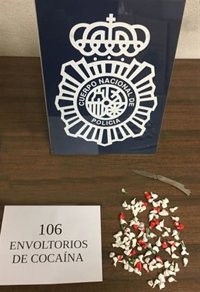 Detenido un hombre en Lavapiés por esconder 106 dosis de cocaína en sus genitales