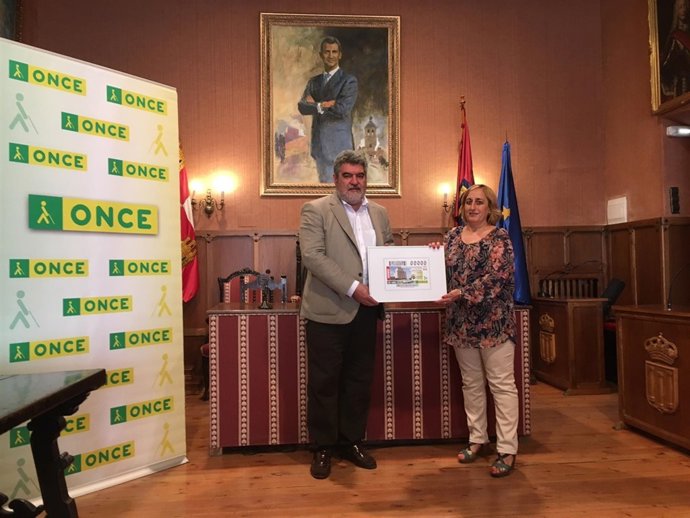 Presentación del cupón en Ciudad Rodrigo.