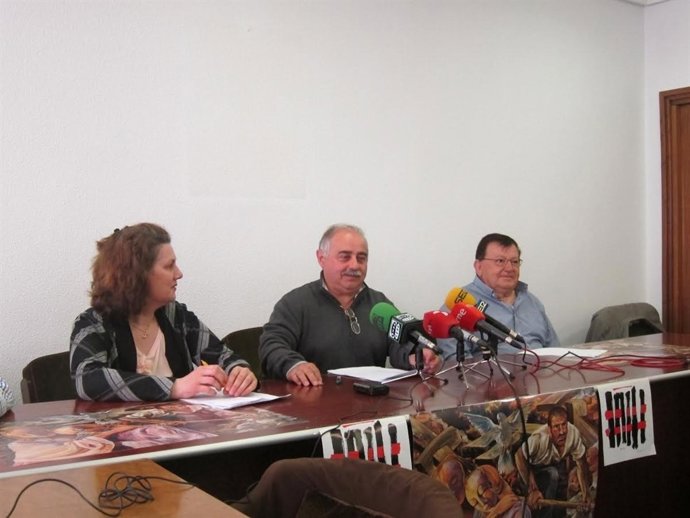 Palencia. Rueda de prensa de la Asociación Gaspar Arroyo