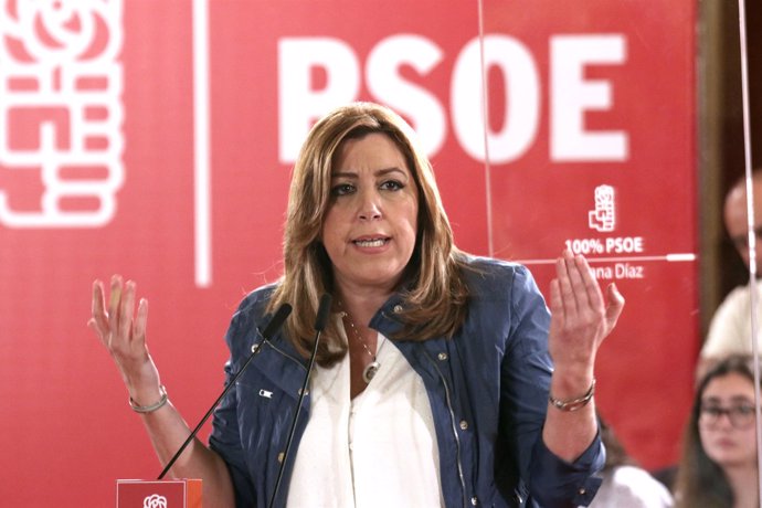 Susana Díaz, en un acto en Camas