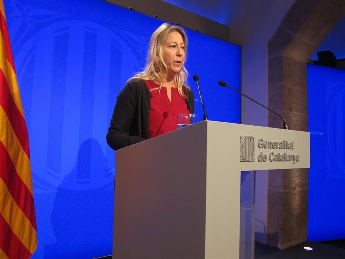 La portavoz del Govern, Neus Munté     