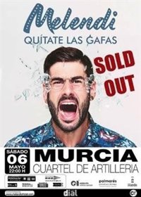 Agotadas las entradas para el concierto de Melendi el próximo 6 de mayo en Murcia