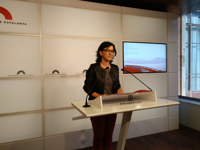 La portavoz del PSC en el Parlament, Eva Granados
