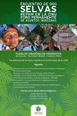 Pueblos indígenas amazónicos hablan ante la ONU