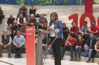 Susana Díaz se compromete a no "entregar el PSOE a nadie ni a imitar a nadie"